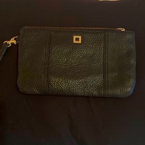 black wristlet wallet or phone case